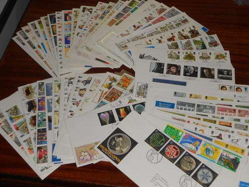 GREAT BRITAIN 50 DIFFERENT FIRST DAY COVERS BETWEEN 1973 & 92.