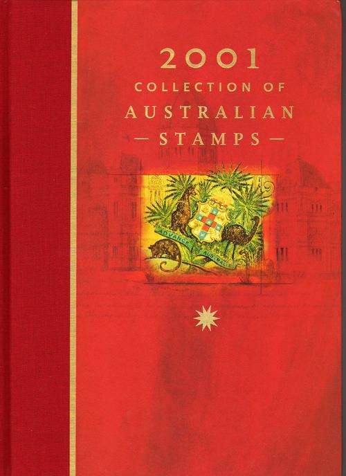 AUSTRALIA 2001 YEAR PACK AND ALBUM U.M.M. SG 2062 - 2158. CAT (STAMPS) 82 POUNDS.