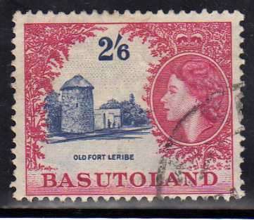 BASUTOLAND 1954 DEFINITIVE 2/6d VERY FINE USED. SACC 51. CAT R250. (SACC 2015)