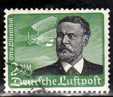 GERMANY 1934 AIR 2 MARK FINE USED. SG 535. CAT 26 POUNDS.