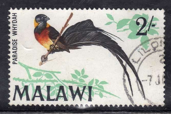 MALAWI 1968 BIRD DEFIN 2/- VFU. SG 318. CAT 8 POUNDS.