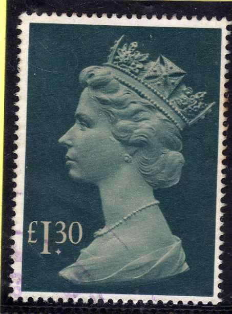GREAT BRITAIN 1983 1,30 POUND DEFIN V.F.USED. SG 1026b. CAT 6 POUNDS.