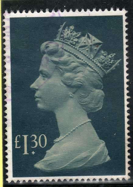 GREAT BRITAIN 1983 1,30 POUND DEFIN V.F.USED. SG 1026b. CAT 6 POUNDS.