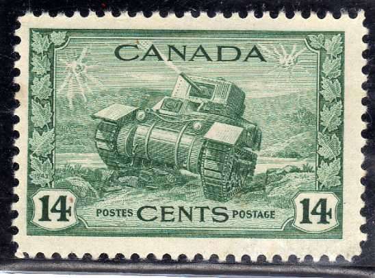 CANADA 1942 WAR EFFORT 14c L.M..M. SG 385. CAT 27 POUNDS.