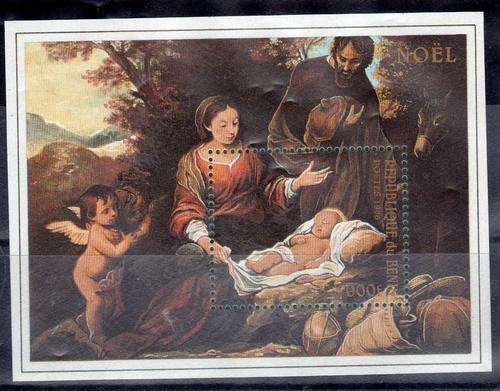 BENIN 1996 "CHRISTMAS" MINI SHEET U.M.M. SG MS 1381. CAT 5,25 POUNDS.