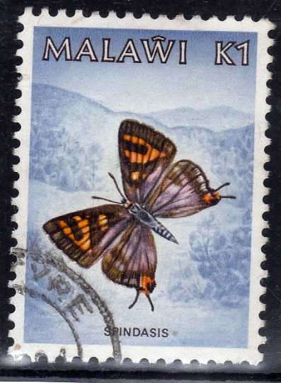 MALAWI 1984 "BUTTERFLIES" K1 VFU. SG 715. CAT 8,50 POUNDS.