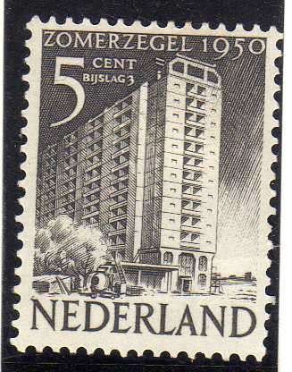 NETHERLANDS 1950 "ZOMERZEGELS" 5+3c LMM. SG 715. CAT 15 POUNDS.