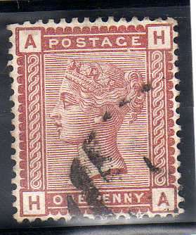 GREAT BRITAIN 1880-1 1d RED VERY FINE USED. SG 166. CV 12 POUNDS.
