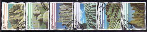NEW ZEALAND 1991 "SCENIC LANDMARKS" SET OF 6 VFU. SG 1614-19. CAT 6 POUNDS.