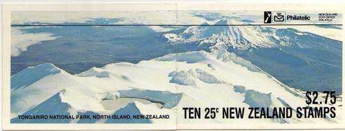 NEW ZEALAND 1985 BOOKLET "TONGARIRO NATIONAL PARK" UMM. SG SB 40. CAT 7 POUNDS.(2002)