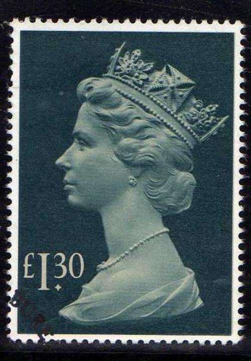 GREAT BRITAIN 1983 1,30 POUND DEFIN V.F.USED. SG 1026b. CAT 6 POUNDS.