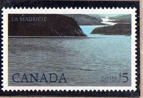 CANADA 1977 DEFIN $5 "LA MAURICE"  U.M.M. SG 885e. CAT 8 POUNDS.