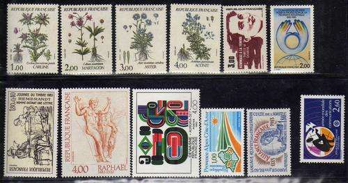 FRANCE 1983 23 UMM STAMPS BETWEEN SG 2555-90. CAT 37 POUNDS.