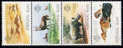 PORTUGAL 1983 "LISBON ZOO CENT" SET OF 4 UMM. SG 1944-1947. CAT 7,20 POUNDS.