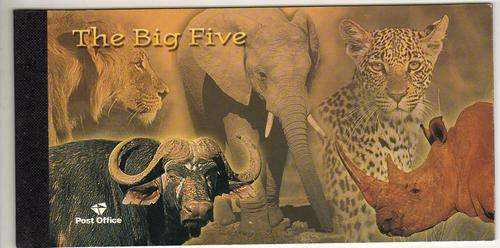 SOUTH AFRICA 2001 BIG FIVE BOOKLET 54 COMPLETE UMM. SACC 1375. CAT R1000. (SACC 2023-25)