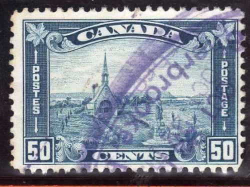 CANADA 1930 50c DEFIN FINE USED. SG 302. CAT 17 POUNDS.