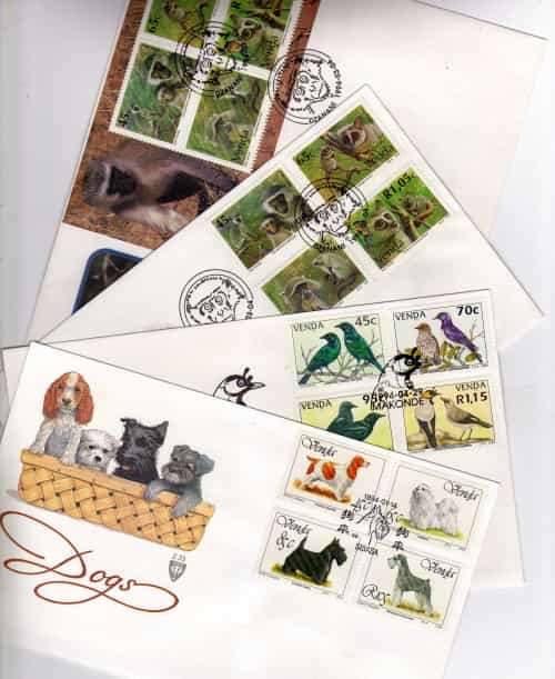 VENDA 1994 COMPLETE YEAR SET OF 4 FDC's 2.33 - 2.35 + S3. CAT R197. (SACC 2015)