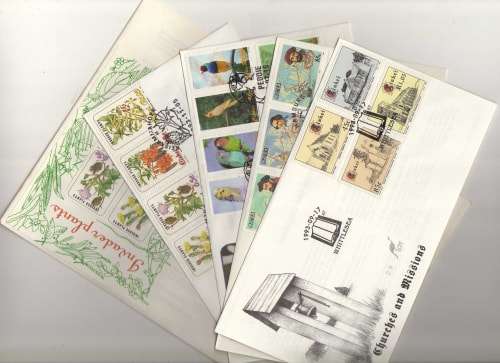 CISKEI 1993 COMPLETE YEAR SET OF 5 FDC's 2.7 - 2.10 + S1. CAT R184. (SACC 2015)