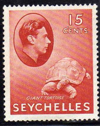 SEYCHELLES 1938 DEFINITIVE 15c BROWN RED, ORDINARY PAPER M.M. SG 139ab. CAT 6,50 POUNDS.