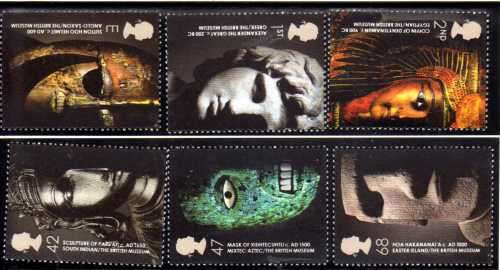 GREAT BRITAIN 2003 "250TH ANNIV BRITISH MUSEUM" SET OF 6 UMM. SG 2404-09. CAT 9 POUNDS