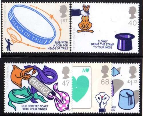 GREAT BRITAIN 2005 "MAGIC CIRCLE CENTENARY" SET OF 5 UMM. SG 2525-29. CAT 10,90 POUNDS