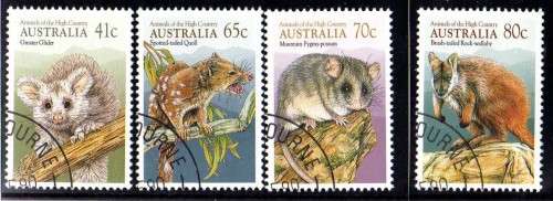 AUSTRALIA 1987 "CHRISTMAS" SET OF 7 VFU. SG 1098-1104. CAT 5,20 GBP.