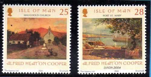ISLE OF MAN 2004 "WATER COLOURS" SET OF 6 UMM. SG 1178-1183. CAT 8,10 GBP.