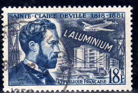FRANCE 1955 "FRENCH INVENTORS" 18FR VFU. SG 1242. CAT 4 POUNDS.