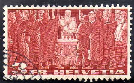 SWITZERLAND 1938 SET OF 3 VFU. SG 388-390. CAT 8,25 POUNDS.