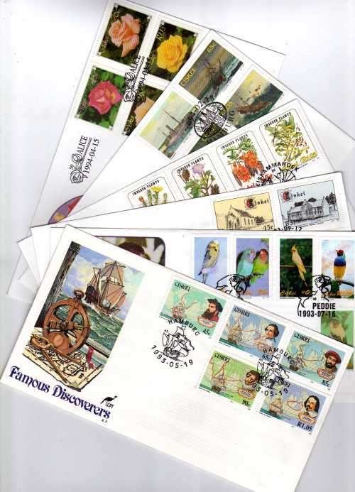 CISKEI 1993-1994 LAST 6 FDC's 2.7 - 2.12 VERY FINE. CAT R219.