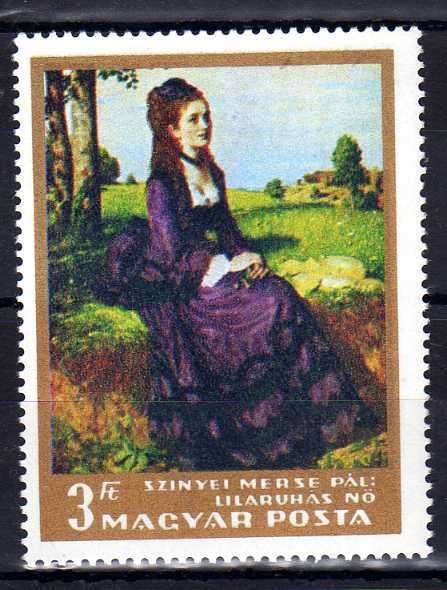 HUNGARY 1966 "PAINTINGS" SET OF 7 + MINI SHEET UMM. SG 2239-46. CAT 29 POUNDS.