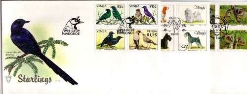 VENDA 1994 LAST 3 FDC's ISSUED 2.33 - 2.35. SACC 267-279. CAT R137. (SACC 2015)