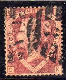 GREAT BRITAIN 1870 1,5d ROSE RED FINE USED. SG 51. CAT 60 POUNDS.