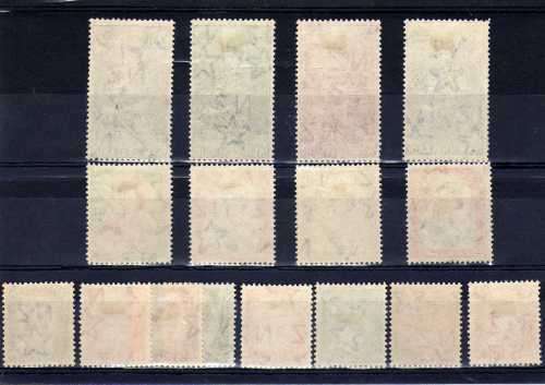 NEW ZEALAND 1953 DEFIN SET OF 16 FINE MOUNTED MINT. SG 723-736. CAT 100 POUNDS.
