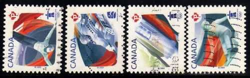 CANADA 2009 "WINTER OLYMPIC GAMES" SET OF 5 VFU. SG 2584-88. CAT 7 POUNDS.