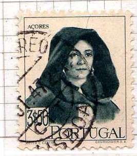 PORTUGAL 1947 REGIONAL COSTUMES 3$50 VFU. SG 1009. CAT 12 POUNDS.
