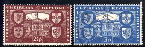 IRELAND 1949 "INTERNATIONAL RECOGNITION" SET OF 2 VERY FINE USED. SG 146-147. CAT 4,25 POUNDS.