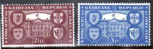 IRELAND 1949 "INTERNATIONAL RECOGNITION" SET OF 2 MOUNTED MINT. SG 146-147. CAT 8,25 POUNDS.