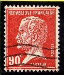 FRANCE 1923 DEFIN 90c RED FINE USED. SG 400a. CAT 4,50 POUNDS.