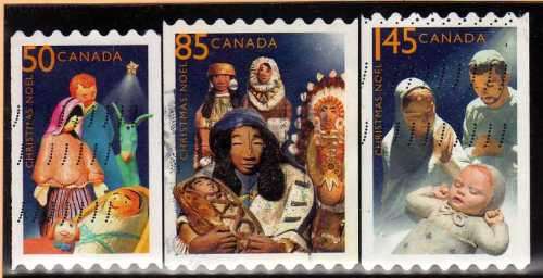 CANADA 2005 "CHRISTMAS" (2ND ISSUE) SET OF 3 VFU. SG 2376-78. CAT 5,50 POUNDS.