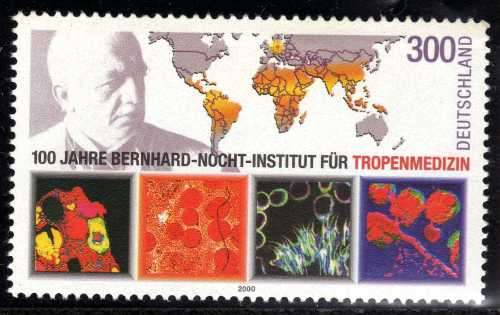GERMANY 2000 "CENTENARY OF BERNARD NOCHT INSTITUTE" UMM. SG 2087. CAT 4,50 POUNDS.