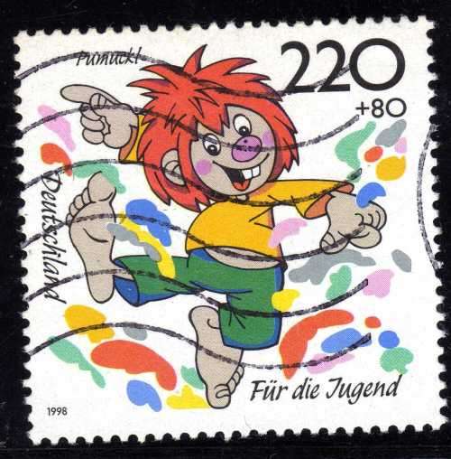 GERMANY 1998 "YOUTH WELFARE CARTOONS" SET OF 5 UMM(4) & VFU(1). SG 2851-55. CAT 11,75 POUNDS.