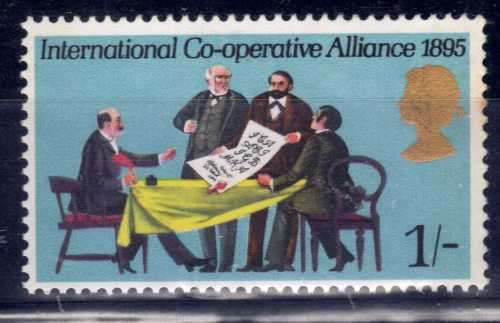 GREAT BRITAIN 1970 "ANNIVERSARIES" 1/ UMM WITH VAR GREEN OMITTED. SG 821c. CAT 150 GBP.