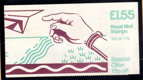 GREAT BRITAIN 1985 SOCIAL LETTER WRITING "LETTERS ABROAD" BOOKLET. SG FT2 UMM. CAT 7 POUNDS.