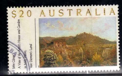 AUSTRALIA 1989 "BOTANIC GARDENS" $20  VFU. SG 1201a. CAT 8 POUNDS.