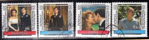 1986 ROYAL WEDDING PRINCE ANDREW AND SARAH FERGUSON 3 SETS OF 2 VFU.