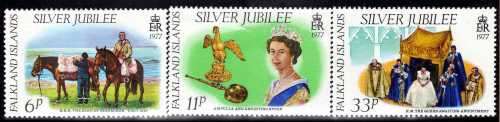 FALKLAND ISLANDS BRITISH ROYALTY 3 SETS ALL UMM.