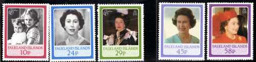 FALKLAND ISLANDS BRITISH ROYALTY 3 SETS ALL UMM.