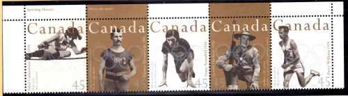 CANADA 2 SETS UMM (1) 1996 OLYMPIC GOLD MEDAL WINNERS (2) 1996 CANADIAN AUTHORS. CAT 7,50 GBP.