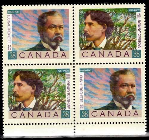 CANADA 2 SETS UMM (1) 1989 CANADIAN POETS (2) 1989 75TH ANNIV CANADIAN REGIMENTS. CAT 8,50 GBP.